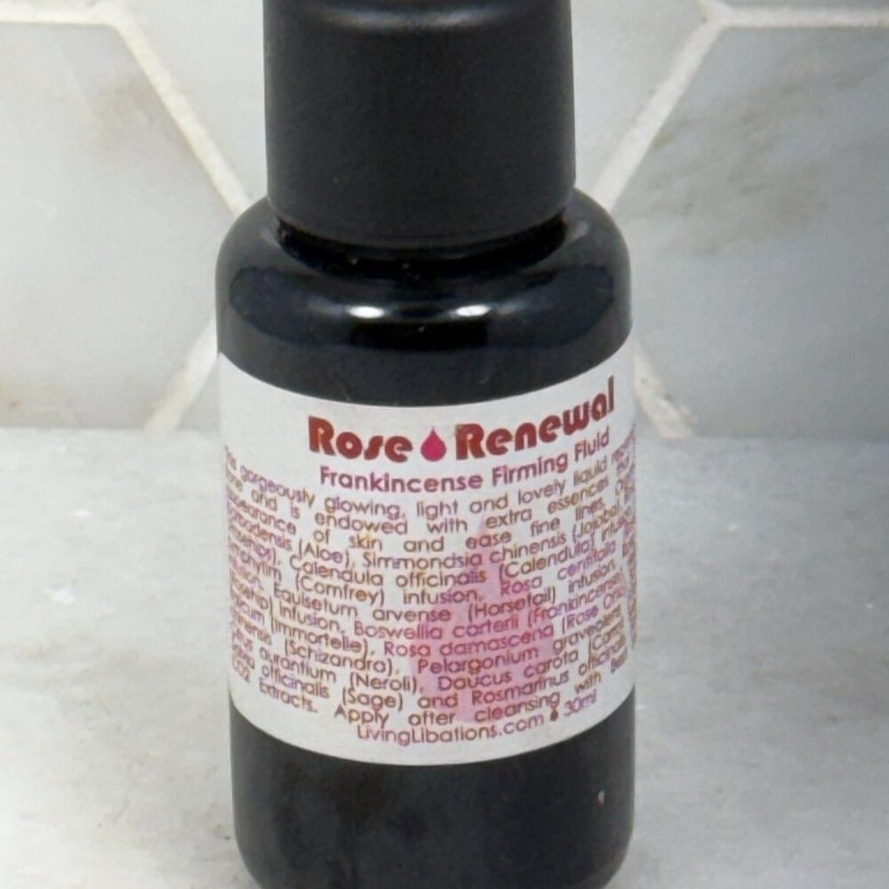 Living Libations Rose Renewal Frankincense Firming Fluid 30 ml